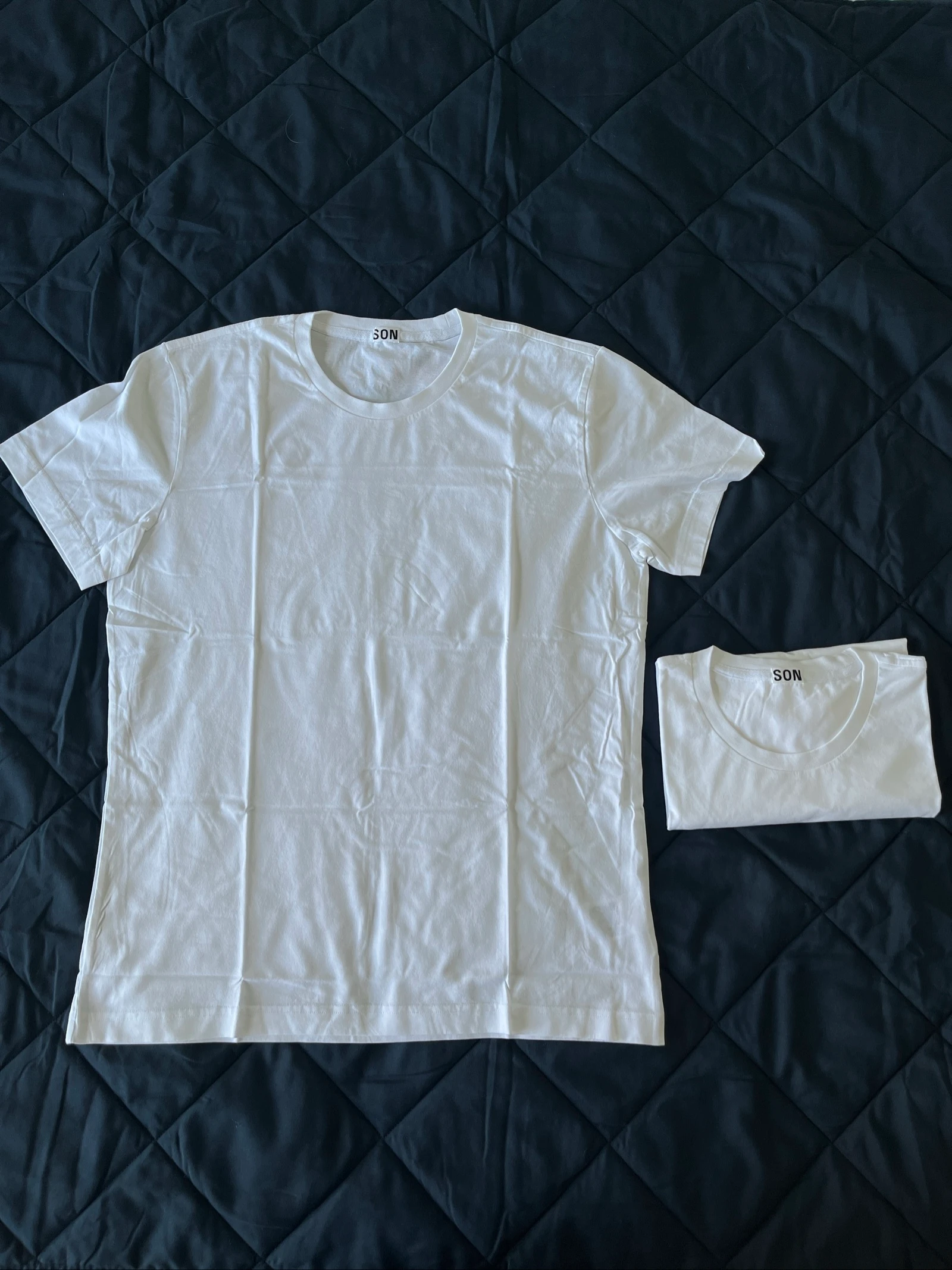Pacote 2 Son of a Tailor gola redonda branca M – photo 2